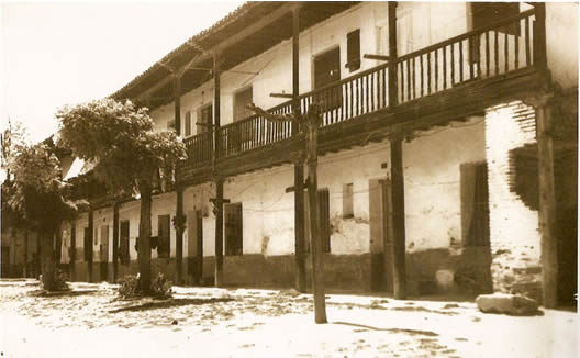 Palacio del Marqués de Torreblanca. Corrala interior. Década de 1970