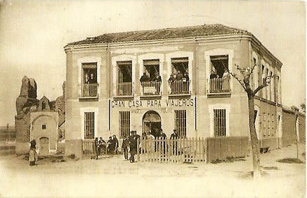 Ermita de Ntra.Sra. del Camino en "El Chorro", tras la fonda de Ángel Polite. H.1910