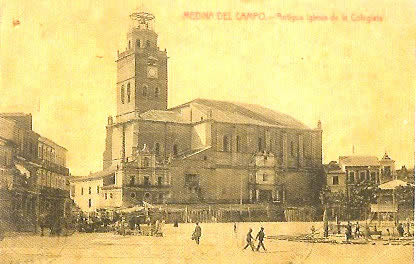 Colegiata de San Antolín. Fachada principal. 1910