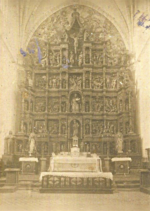 Colegiata de San Antolín. Retablo Mayor. H.1900 