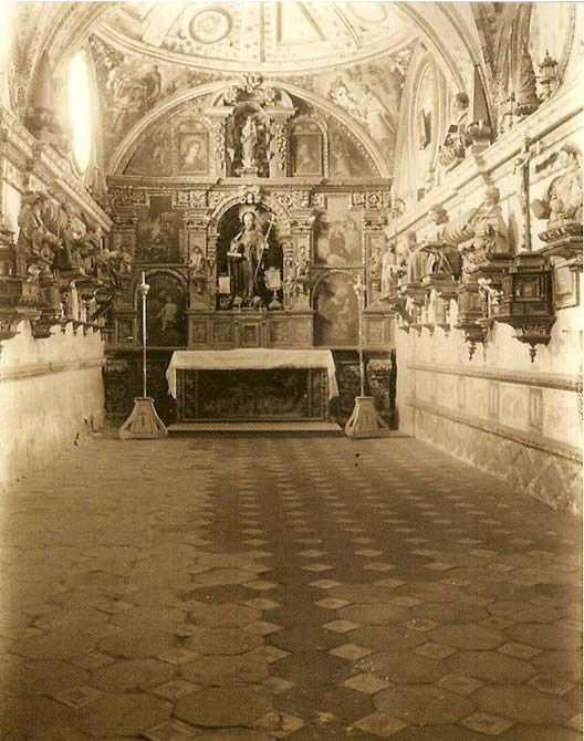 Iglesia de Santiago el Real. Capilla del relicario. Primera década del siglo XX