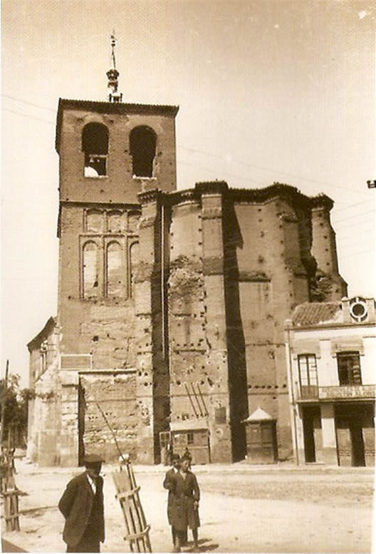 Iglesia de San Miguel. Abside. Constantino Candeira, 17 de mayo de 1935