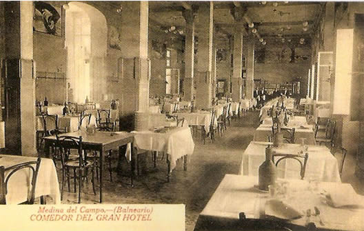 Balneario de las Salinas. Comedor del Gran Hotel. 1918-1919 