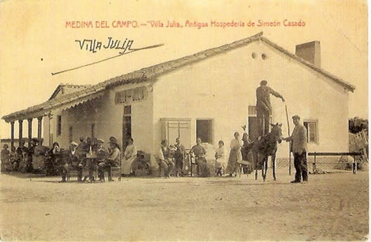Balneario de las Salinas. Villa Julia, antigua hospedería de Simeón Casado. Castañeira, Álvsarez y Levenfeld. h.1919