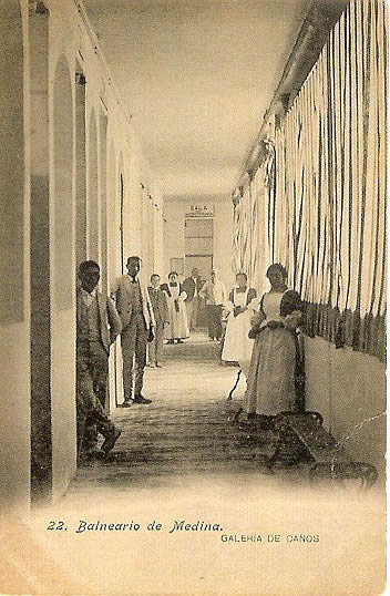 Balneario de las Salinas. Galería de baños. Honorio Román, 1903-1904