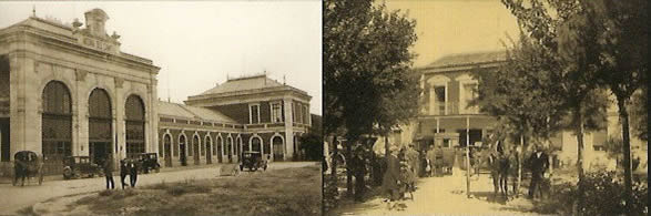 Estación del ferrocarril  y Balneario de las Salinas
