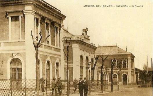 Estación de ferrocarril. Edificio de viajeros, 1912