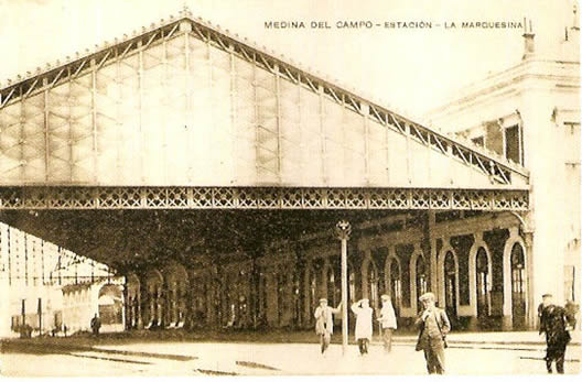 Estación de ferrocarril. La marquesina. 1912 