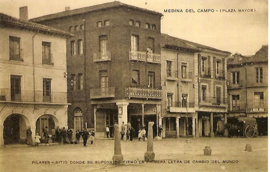 La Casa del Peso y la acera de la Especiería, 1912 