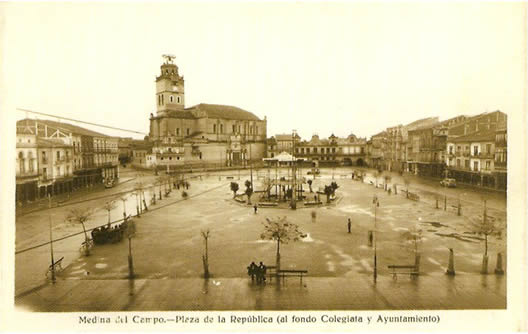 Vista general de la entonces denominada "Plaza de la República". 1931-1932.