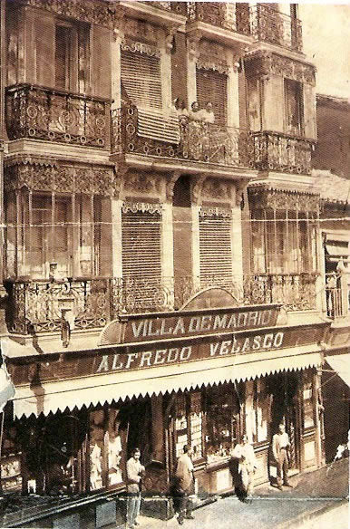 Los almacenes de Alfredo Velasco. Primeras décadas del siglo XX