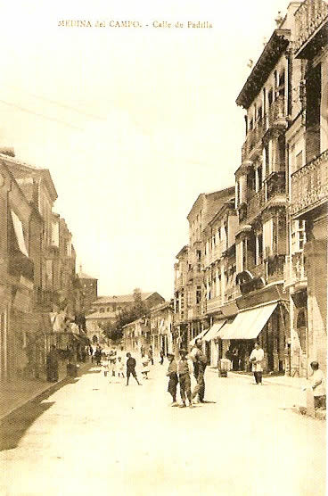 La calle de Padilla (imagen especular). Primera década del siglo XX