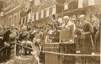 Visita a Medina del Campo del General Primo de Rivera. 29 de mayo de 1927