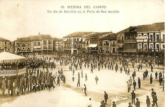 Un día de novillos en las fiestas de San Antolíon. 1903-1904