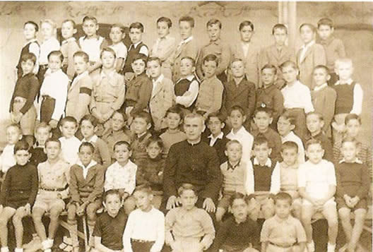Alumnos del colegio de Don Gerardo Moraleja. H.1941