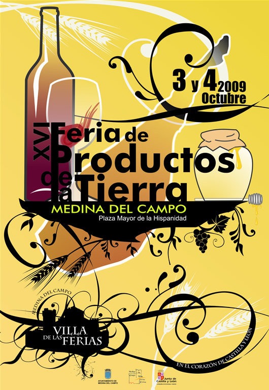 Cartel XVI Feria de Productos de la Tierra de Medina del Campo