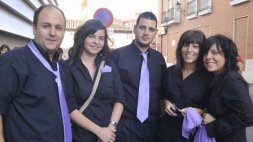 Borja, Laura, Manuel, Sara y Cristina, componentes de la banda.