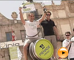 Carrera de barricas de vino 