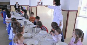 Comedor escolar del colegio Barrientos de Medina del Campo. :: FRAN JIMÉNEZ