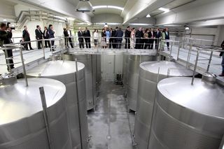 Inauguración de la bodega Emina en Medina del Campo. Ical