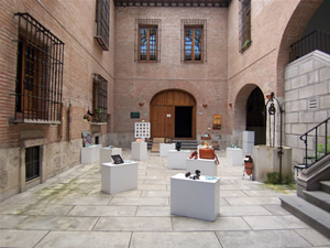 Patio de columnas del ayuntamiento de Medina del Campo