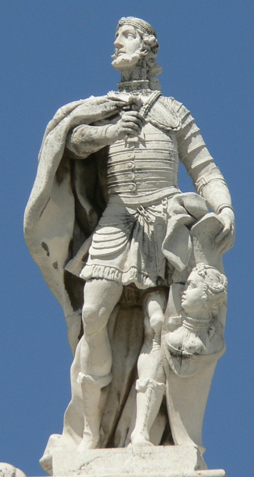 Rey Ervigio rey de los visigodos (680 - 687). Sucedió en el trono a Wamba.