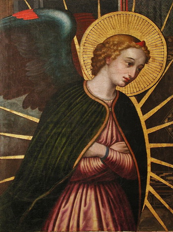 Arcángel Gabriel (Copias del cuadro de la Anunciación de la Basílica de la Annunziata de Florencia)
