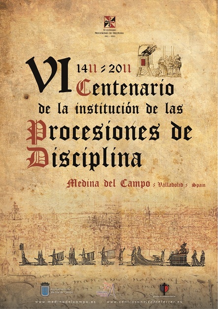 CARTEL VI CENTENARIO DE LA INSTITUCIÓN DE LAS PROCESIONES DE DISCIPLINA EN ESPAÑA