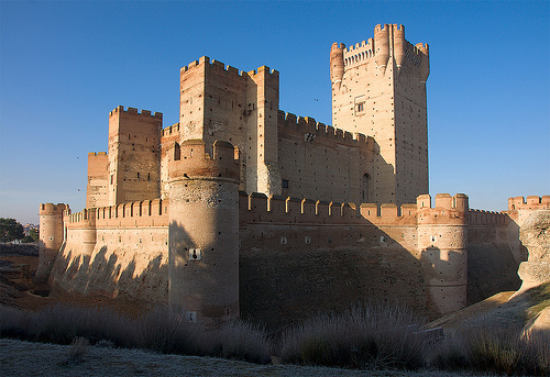 Castillo de la Mota de Medina del Campo con su Torre del Homenaje