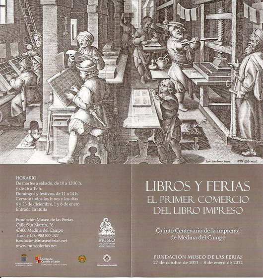 Exposición -Libros y Ferias. El promer comercio del libro impreso