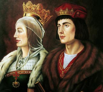 Isabel y Fernando, los Reyes Católicos (óleo de Francis De Blas) Isabel y Fernando, los Reyes Católicos (óleo de Francis De Blas)