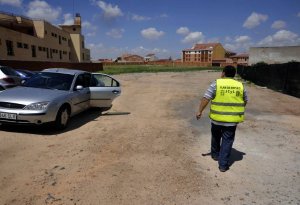 Explanada donde se ubicarán las casetas. :: FRAN JIMÉNEZ