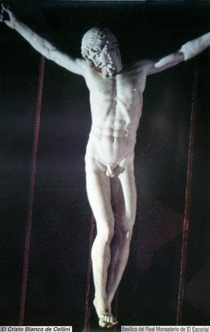 Cristo Blanco de Cellini, Basílica del Real Monasterio de El Escorial