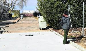 Obras de ampliación del cementerio de Los Llanos, en Medina del Campo. / Fran Jiménez