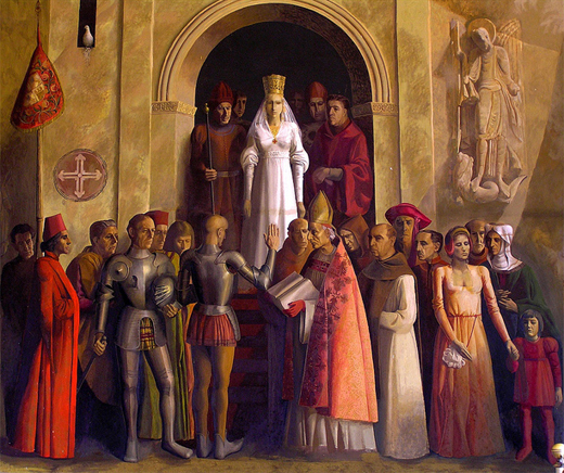 Coronación de Isabel la Católica 
