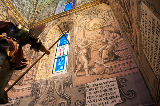 Espectacular decoración mural en la iglesia del convento de Santa María Magdalena | © Javier García Blanco