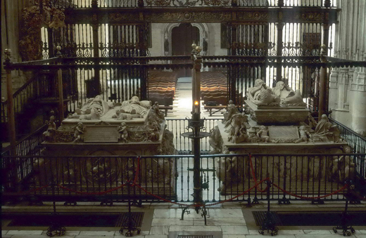 Capilla Real de la Catedral de Graqnada. Sepulcro de los Reyes Católicos