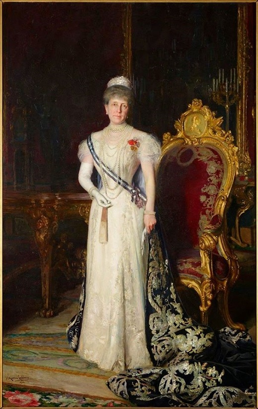 María Cristina de Habsburgo-Lorena, reina de España como segunda esposa del rey Alfonso XII y regente del reino durante la minoría de edad de su hijo, el rey Alfonso XIII