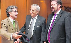 J. I. Foces, Alfredo López y Carlos García Serrada. / FRAN JIMÉNEZ