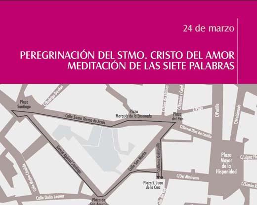 Recorrido peregrinación de las Siete Palabras