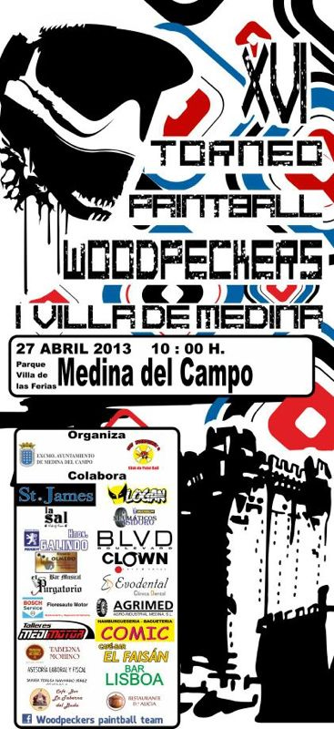 Cartel torneo Paintball