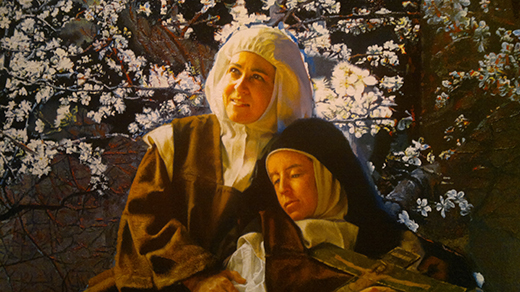 "Y el Almendro floreció. Muerte de Santa Teresa en brazos de Ana San Bartolomé"