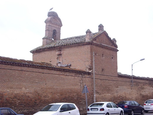 Derrumbe espadaña capilla difuntos del Hopital de la Purísima Concención y San Diego de Alcalá o de Simón Ruiz