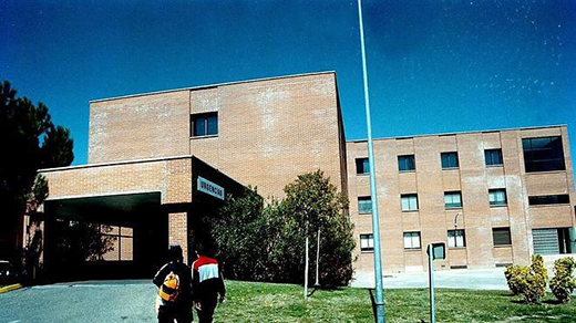 Vista parcial del hospital de Medina del Campo