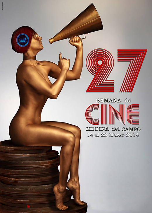 Cartel de la 27 semana de Cine de Medina del Campo del 14 al 22 de marzo 2014