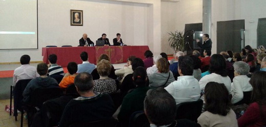 Acto de hermanamiento de la Semana Santa de Ávila y Medina. en la localidad vallisoletana.