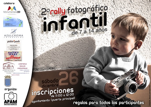 Cartel 2º Rally fotográfico infantil FERIA BLANCA MEDINA DEL CAMPO