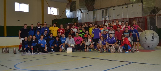 Participantes en el II Campeonato Nacional Kin-ball Valladolid, en la localidad de Medina del Campo