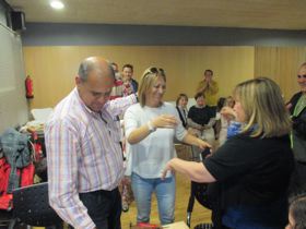 Alfredo Losada y Teresa López candidata al Ayuntamiento de Medina del Campo