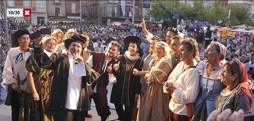 Fernando Cayo iminaugura la VIII Feria Renacentista de Medina del Campo. Reportaje fotográfico de Fran Jimenez